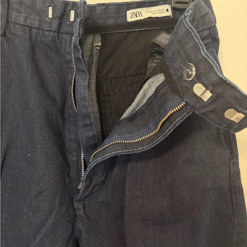 Zara Dark Denim Jeans - Picture 3 of 5